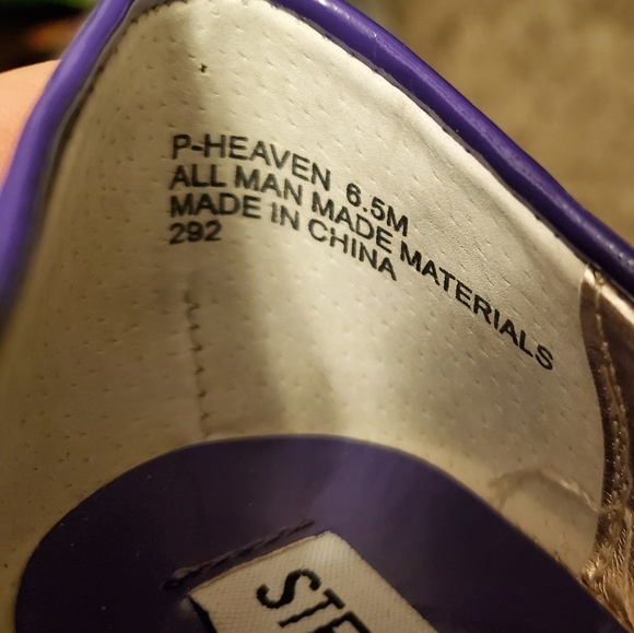 Steven Madden Women's Purple Patent Leather Flats - Picture 5 of 5